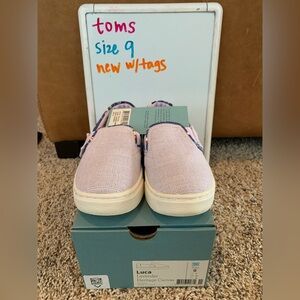 Tom’s Luca Lavender Canvas Slip-On Shoes